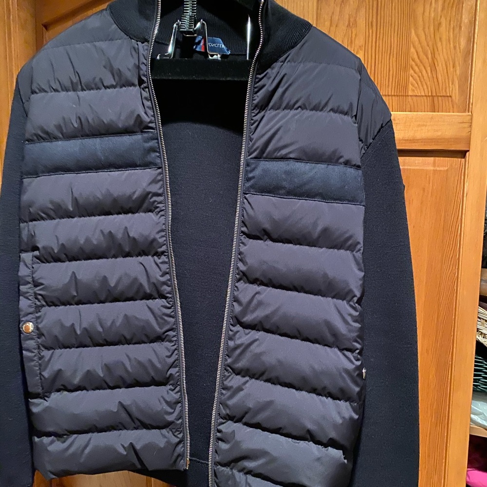 Moncler jacket dark blue. New